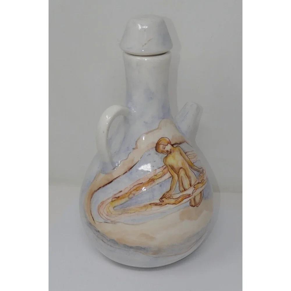Vintage Ceramic Tea Pot Pitcher Decanter RARE